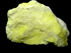 자연 황(native sulfur) 사진