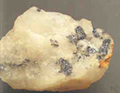휘수연석(molybdenite) 사진