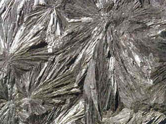 연망간석(pyrolusite) 사진