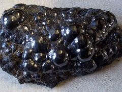 연망간석(pyrolusite) 사진