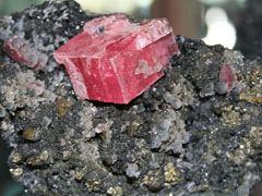 능망간석(rhodochrosite) 사진