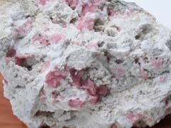 능망간석(rhodochrosite) 사진