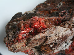 홍연석(crocoite) 사진