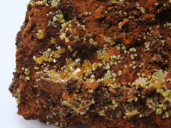 울페나이트(wulfenite) 사진
