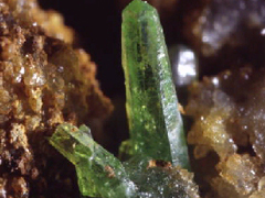 녹연석(pyromorphite) 사진