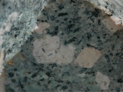 석영반암(quartz porphyry) 사진