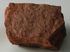 적색사암(red sandstone) 사진