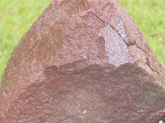적색사암(red sandstone) 사진
