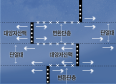 대양저산맥과 변환단층